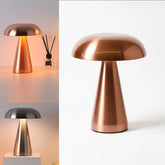Mushroom Table Lamp Touch Lamps Rechargeable