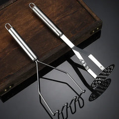 Stainless Steel Potato Masher Manual Fruit Vegetable Pressure