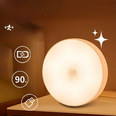 USB Rechargeable LED Night Light Motion Sensor Magnetic Wireless Lamp,