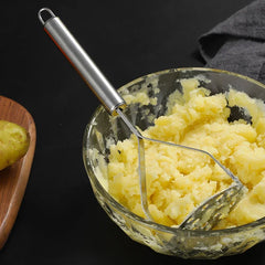 Stainless Steel Potato Masher Manual Fruit Vegetable Pressure