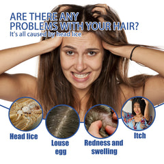 Lice Removal Spray Natural Ingredients Deeply Clean Hair Roots