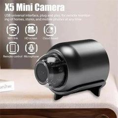 HD X5 Mini WiFi Camera Included Sound Detector App Control for Home Office