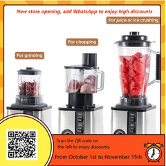 Customized Heavy Duty 8 in 1 Multifunctional Blender in Stock Multi Purpose Juicer