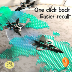 L0712 Remote Control Aircraft Gravity Sensing Aircraft Glider with Light