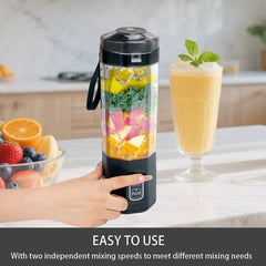 Portable Electric Juice Maker Blender 700ML USB Rechargeable Fruit Mixer