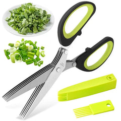 Multi Layer Scissor Kitchen Shears 5 Blade