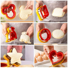 Stainless Steel Sandwich Cutting Mold with Hand Guard Multi-purpose