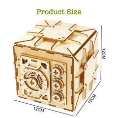 Robotime Rokr 123Pcs Treasure Box Creative 3D Wooden Puzzle Game Assembly Toys Chris Gift For Children Adults Teens Dropshipping