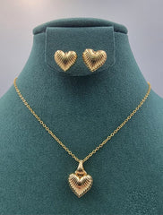 Heart Pendant Set