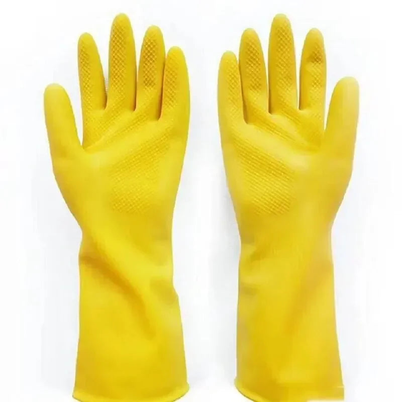 Latex Dishwashing Gloves Women's Waterproof Household Kitchen Washing