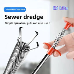Opens Clogging of Sewage Pipe Cleaning Tool Drain   أداة تنظيف أنابيب الصرف الصحي لفتح الانسدادات