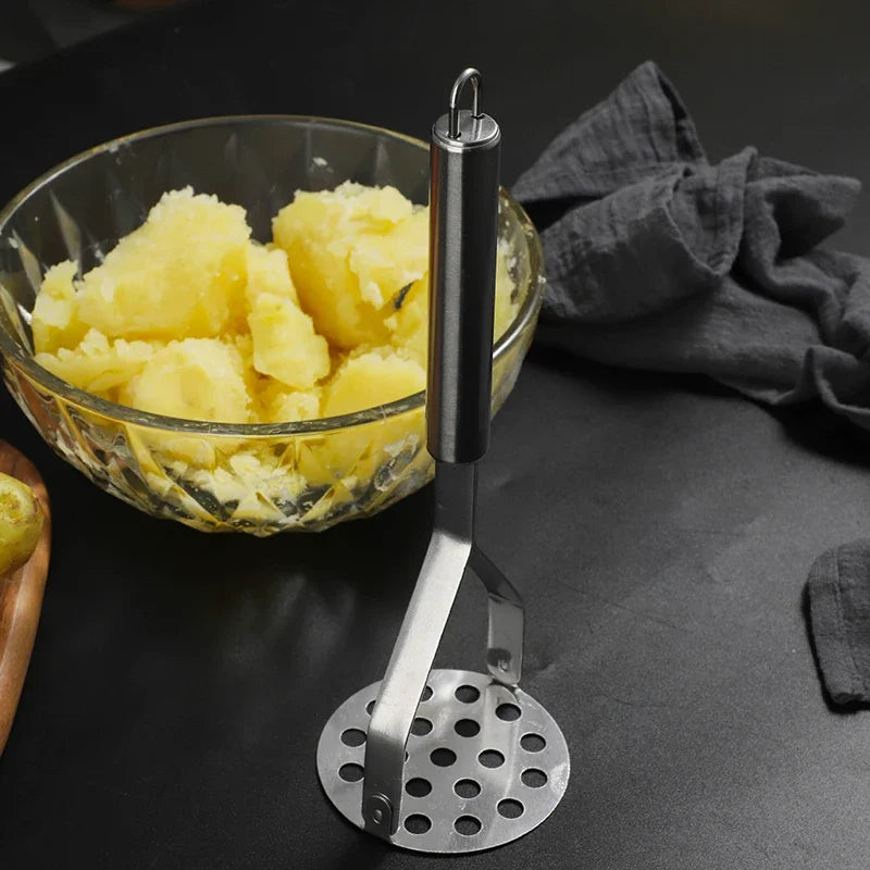 Stainless Steel Potato Masher Manual Fruit Vegetable Pressure