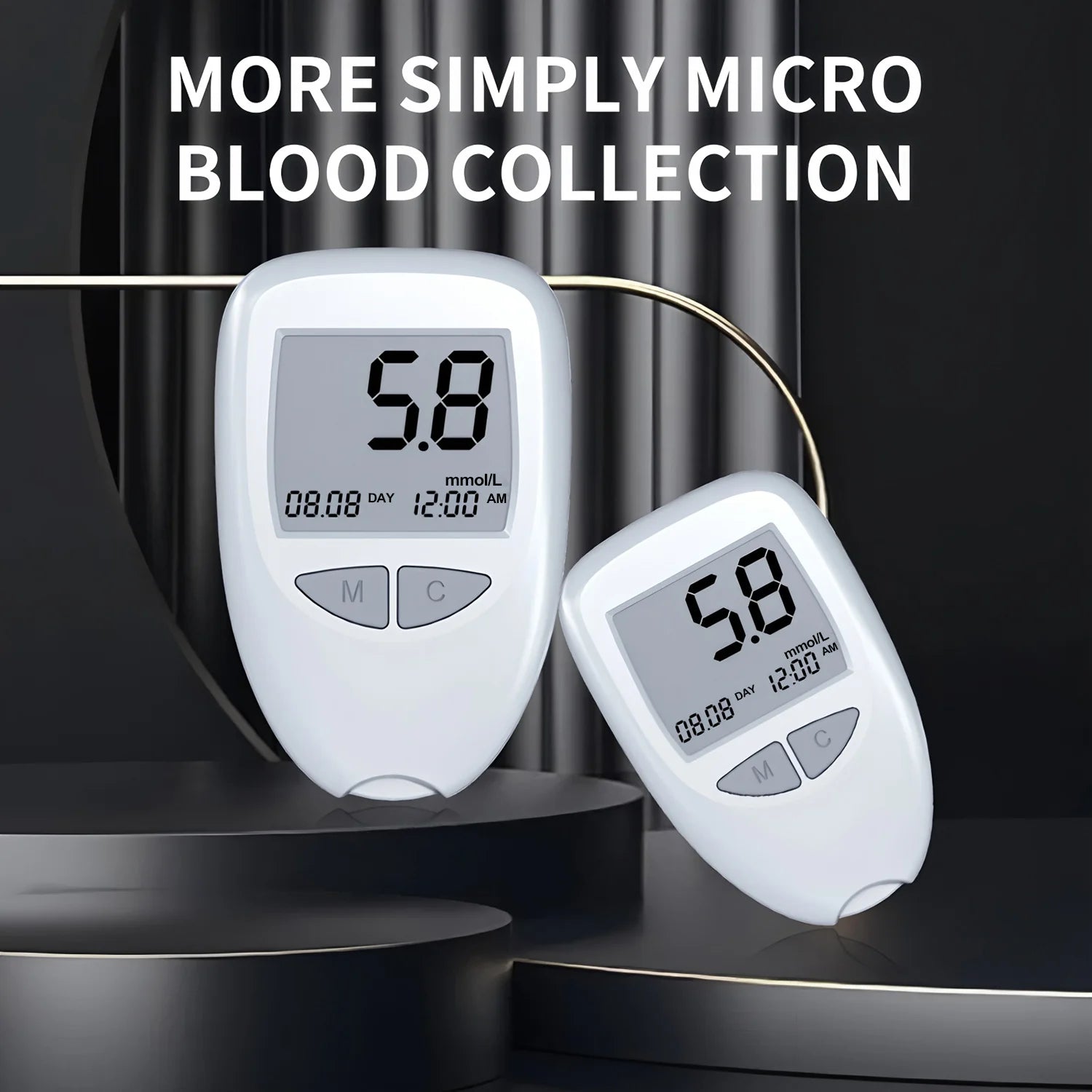 Blood Glucose Meter Glucometer Kit