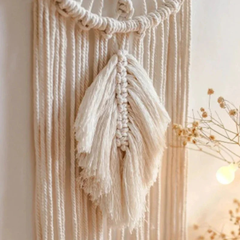 Macrame Dream Catcher Nordic Wall Tapestry Ramadan Decoration Home
