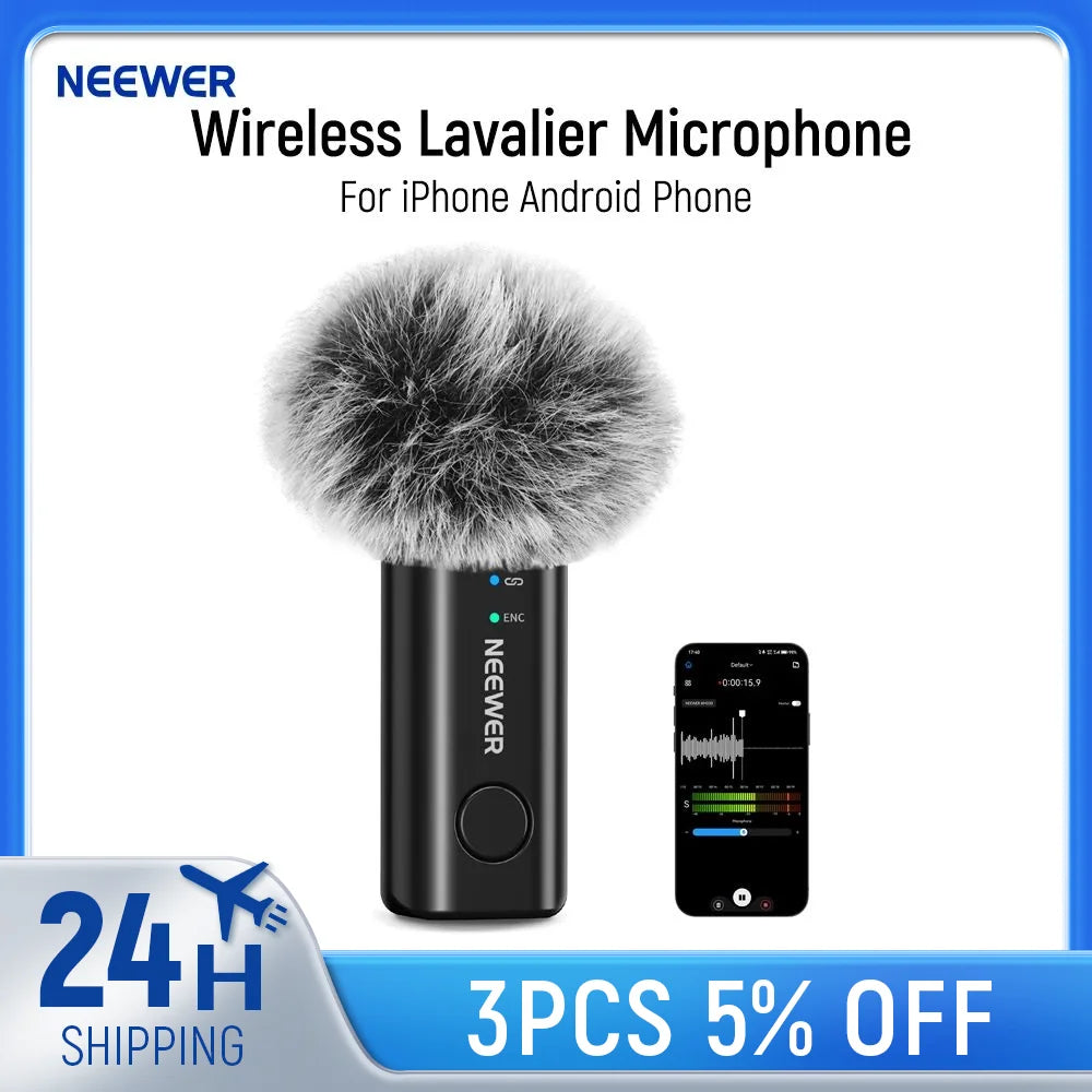 Wireless Lavalier Microphone Transmitter