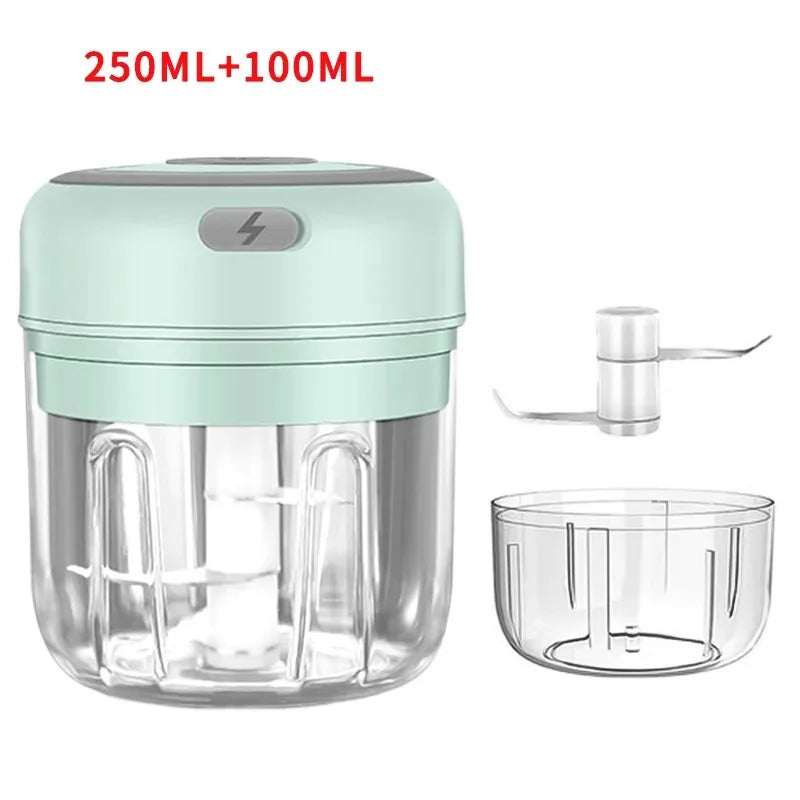 Mini Crusher Chopper USB Charging Garlic Mincer  Electric Garlic Chopper