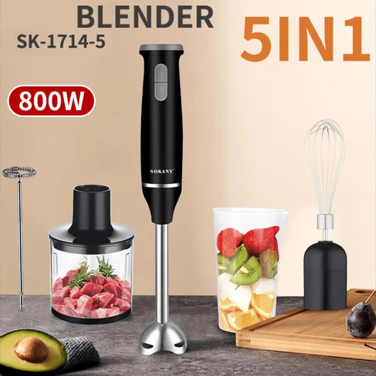 Immersion Hand Blender,
