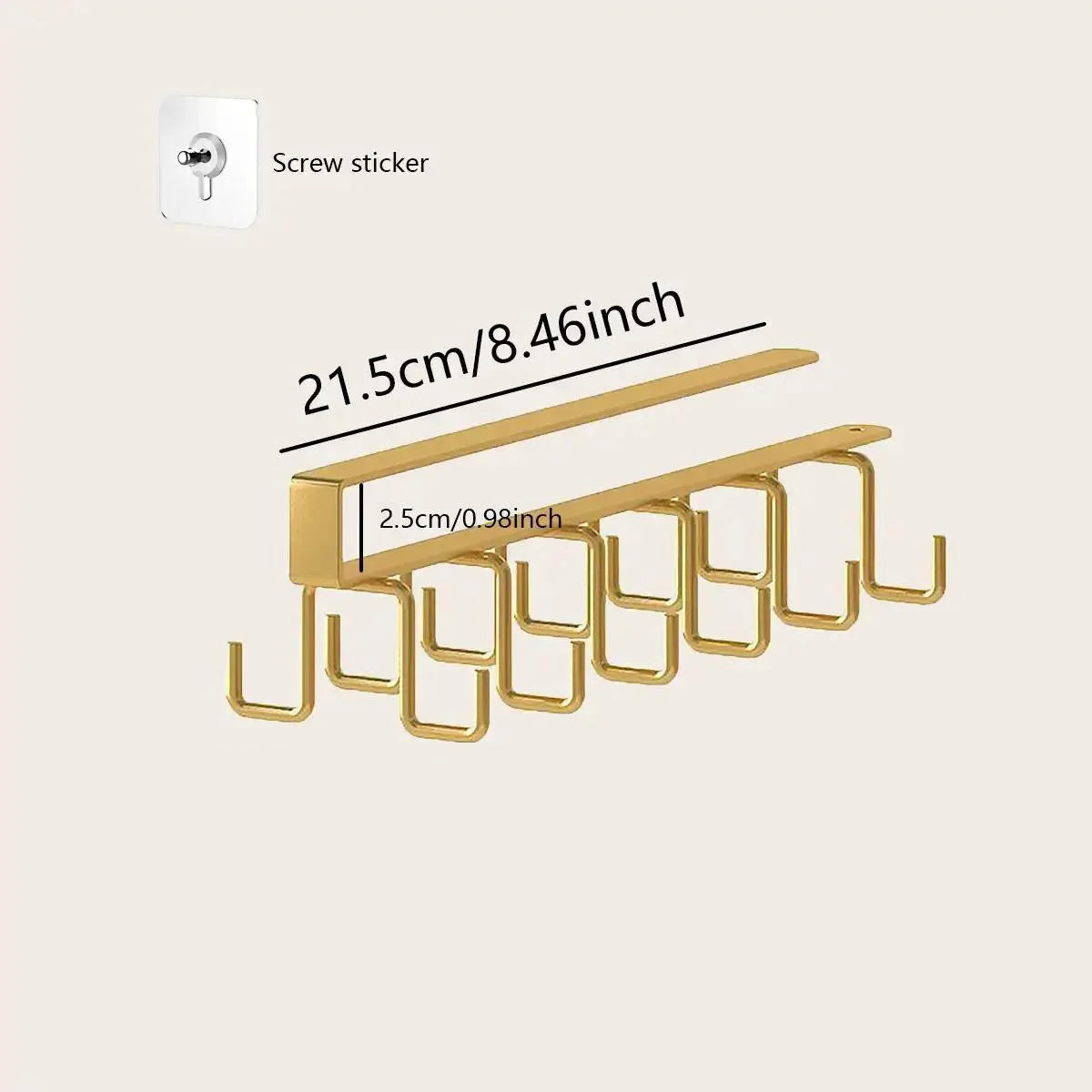 Hanging storage，wrought iron cabinet hooks,