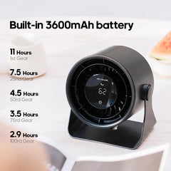 Portable Desktop Fan 100 Speed Angle Adjustable Cooling Fan