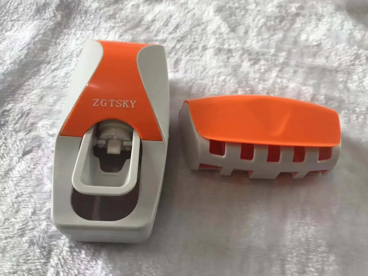 Bathroom Accessories Automatic Toothpaste Dispenser Dust-proof Toothbrush