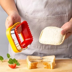 Stainless Steel Sandwich Cutting Mold with Hand Guard Multi-purpose