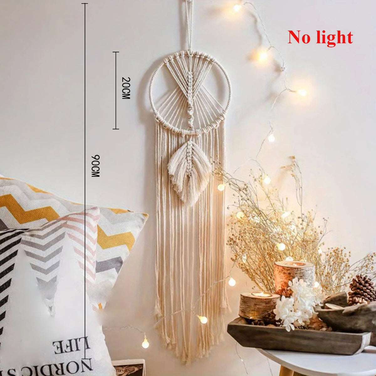Macrame Dream Catcher Nordic Wall Tapestry Ramadan Decoration Home