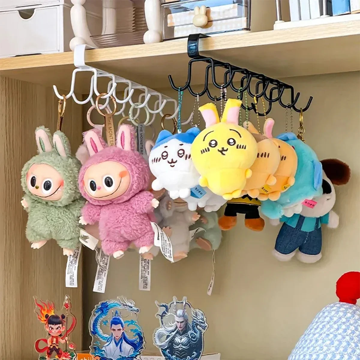 Hanging storage，wrought iron cabinet hooks,