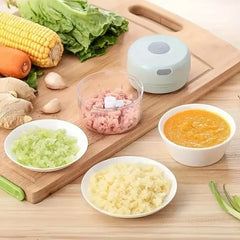 Mini Crusher Chopper USB Charging Garlic Mincer  Electric Garlic Chopper