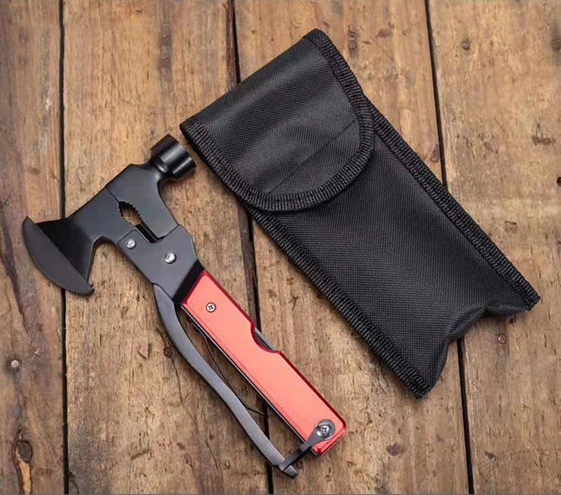Multi-function Axe Tool Hammer/Sixteen in One Folding Multi-function Axe Hammer Emergency Tool