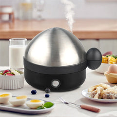 360W Electric Egg Boiler 7 Eggs Steamer Multifunctional Cooker with Auto Shut Off for Omelet Soft Medium and Hard Boiled Eggs EU