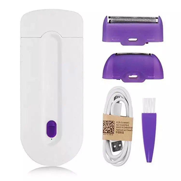 Professional Painless Hair Removal Kit Laser Touch Epilator USB Rechargeable Women Body