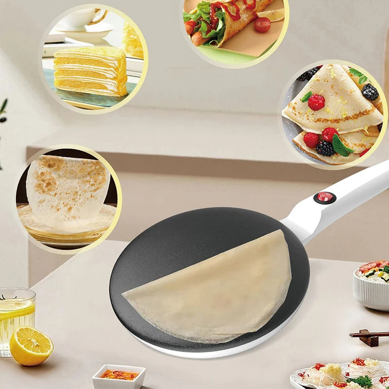 Electric Crepe Maker Cake Maker Machine Breakfast Pizza Baker