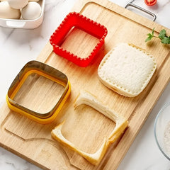 Stainless Steel Sandwich Cutting Mold with Hand Guard Multi-purpose