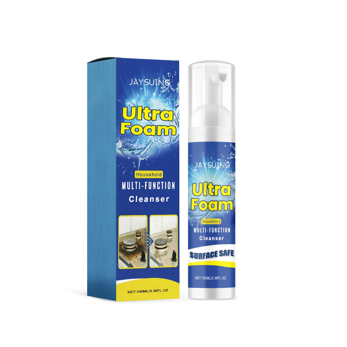 Kitchen Grease Cleaner Degreaser Oil Stain Remover Multi Purpose Cleaning Spray