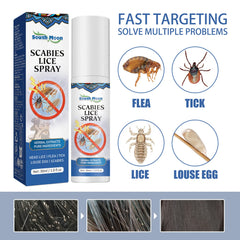 Lice Removal Spray Natural Ingredients Deeply Clean Hair Roots