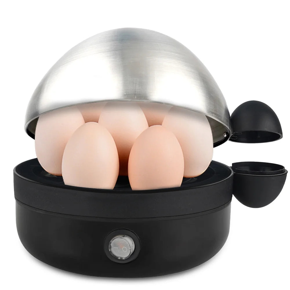 360W Electric Egg Boiler 7 Eggs Steamer Multifunctional Cooker with Auto Shut Off for Omelet Soft Medium and Hard Boiled Eggs EU