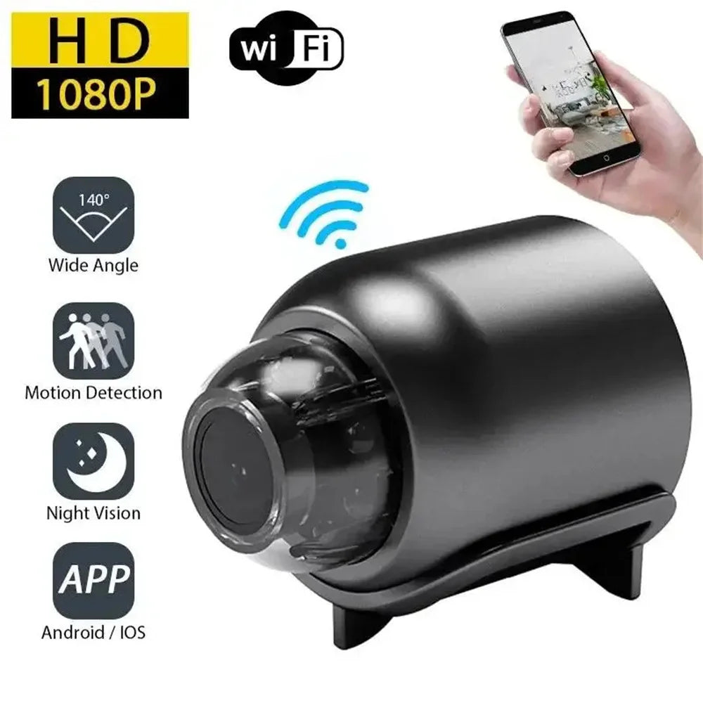 HD X5 Mini WiFi Camera Included Sound Detector App Control for Home Office