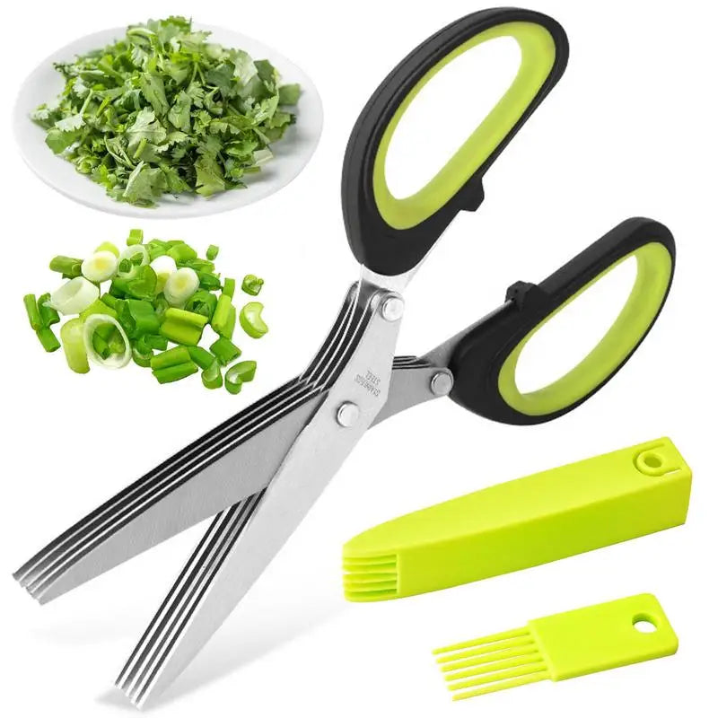 Multi Layer Scissor Kitchen Shears 5 Blade