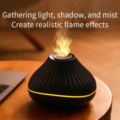 Volcanic Lava Crack Aromatherapy Diffuser with Humidifier Night Light
