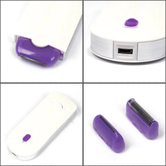 Professional Painless Hair Removal Kit Laser Touch Epilator USB Rechargeable Women Body