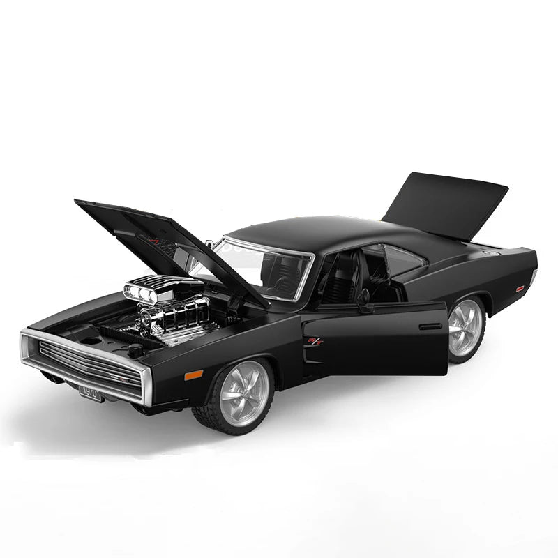 Muscle Car Model Sound and Light Pull Back Children's Toy Collectibles Birthday gift