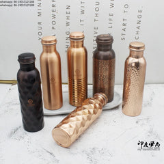 pure copper copper water bottle outdoor sports yoga pot