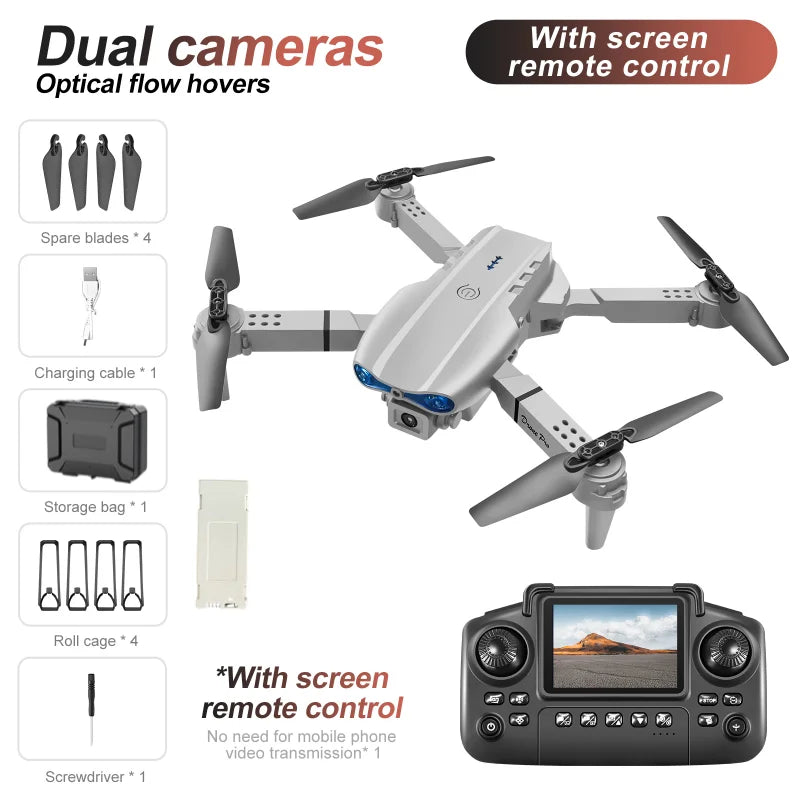E99 PRO Drone Screen Control Aerial Drone High Definition Dual Camera Remote Control